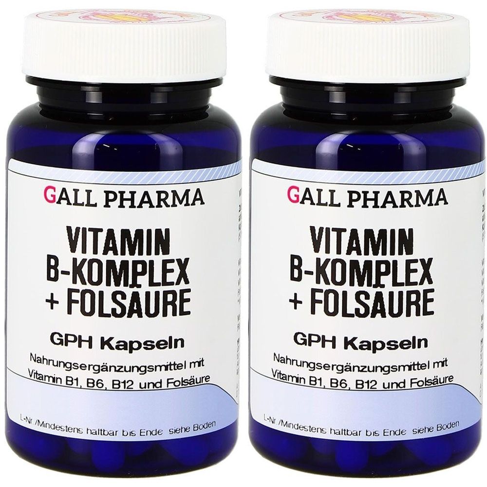 Vitamin B KOMPLEX+Folsäure Kapseln 2x 2x60 St
