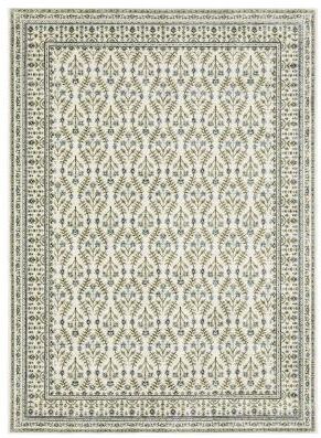 Style Haven Adalynn Bordered Floral Traditional Area Rug