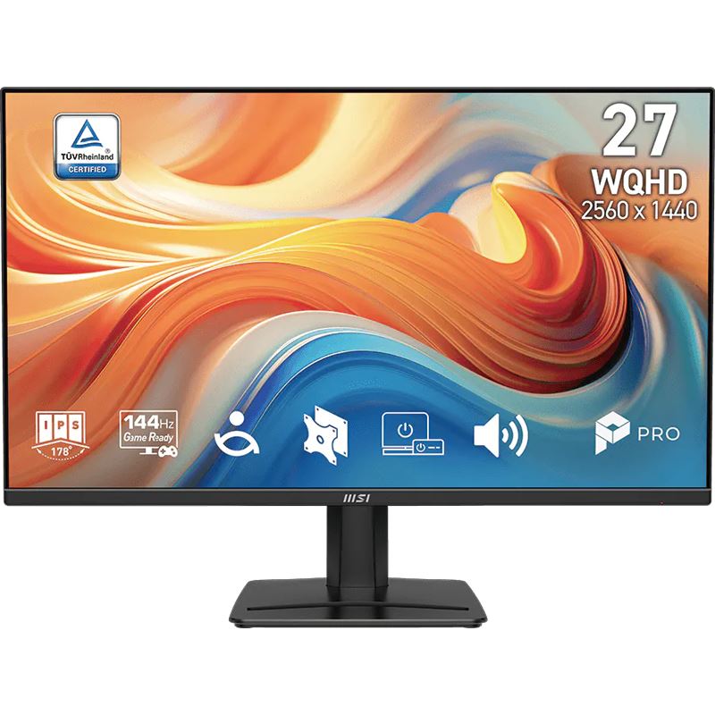 27" (68,58cm) MSI Pro MP275QDE schwarz 2560x1440 1x DisplayPort 1.2 / 2x HDMI 2.0b