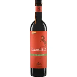 BUCEFALO Rosso Vino da uve appassite Lunaria Olearia Vinicola Orsogna 2024 - 12Fl. á 0.75l BIO