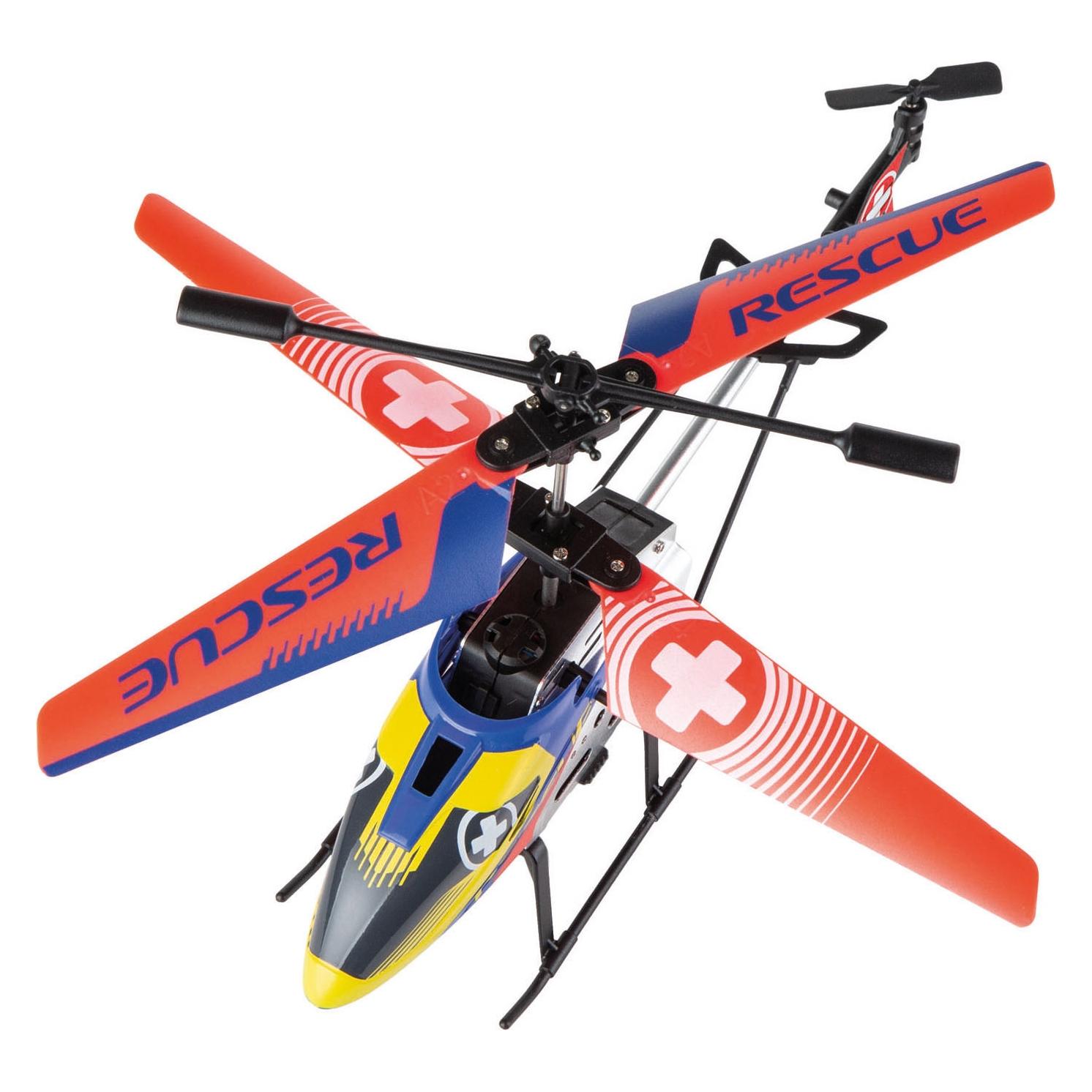 Carrera 2,4 GHz RC Helikopter mit Alu-Rumpf, Gyro, LED & USB-C (423803)