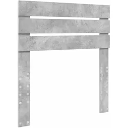 vidaXL Kopfteil Beton Grau 90 cm Holzwerkstoff