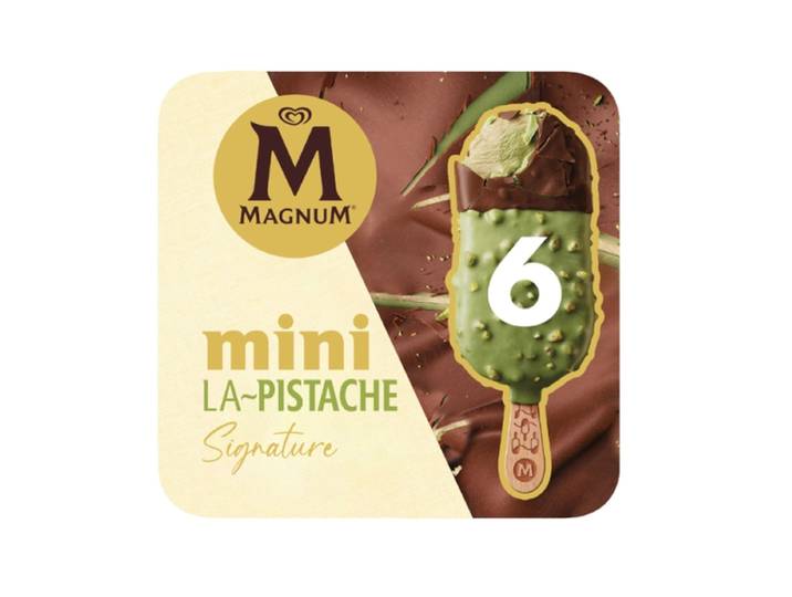 MAGNUM bâtonnets de glace Mini Pistache boîte 6 x 55 mL