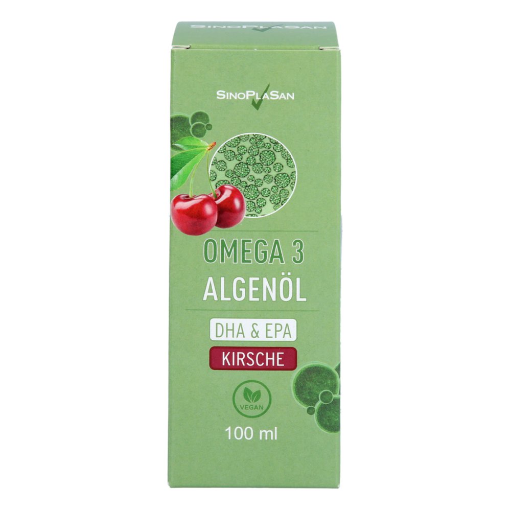 SinoPlaSan GmbH Omega-3 Algenöl Dha+epa Kirsche Tropf.z.einnehmen 18818037