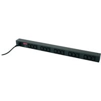 Basic Rack PDU Zero U 16A AP9572, Steckdosenleiste schwarz, 2,5 Meter Kabel