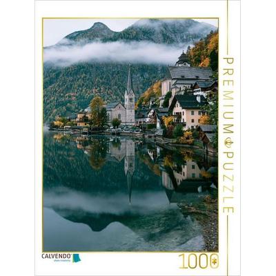 CALVENDO Puzzle Hallstatt, Österreich - Herbstzauber | 1000 Teile Lege-Größe 64x48cm Foto-Puzzle für glückliche Stunden, von , Calvendo Puzzle