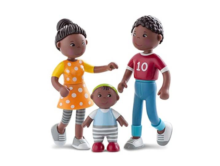 HABA 306696 Little Friends - speelset familietijd, accessoires voor buigpop vanaf 3 jaar