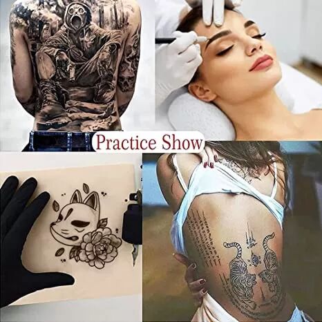 INF Leere Tattoo-Übungshaut Beige 1 Packung