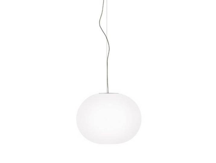 Glo-Ball Mini S Hanglamp Mini White - Flos - Woonkamer - Designer - Glas - Bol