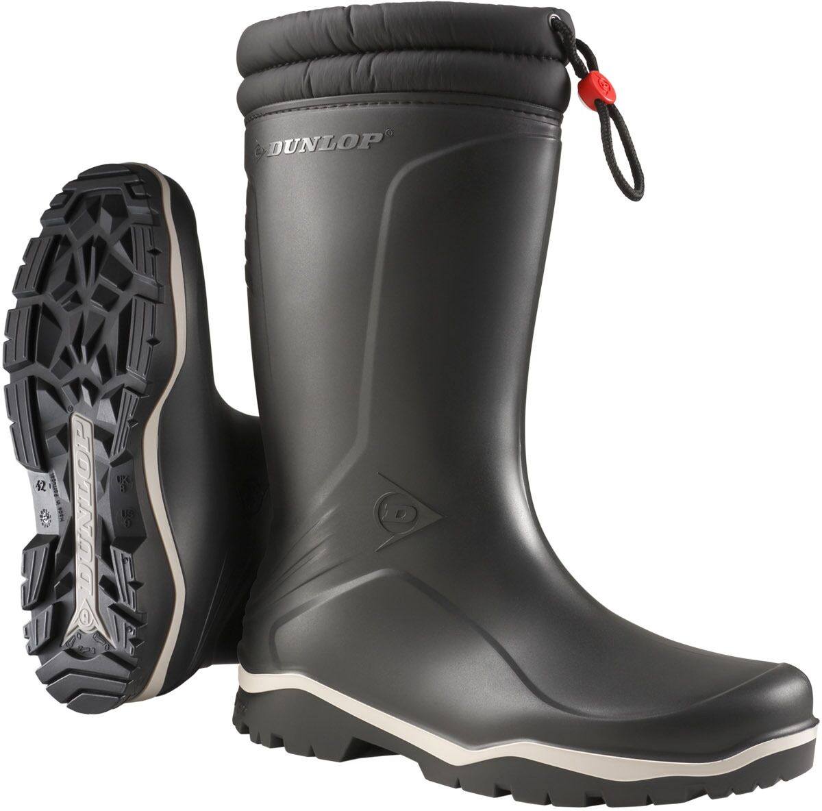 Winterstiefel DUNLOP "Blizzard" Gr. 40, schwarz, 40, Obermaterial: 100% PVC PVC., Schuhe, Winterstiefel