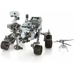 Fascinations Metal Earth Weltraum 3D-Bausätze : Mars Rover Perseverance & Ingenuity Helikopter