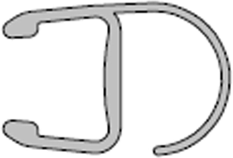 HSK replacement sealing profile, vertical 201 cm, E100077-6