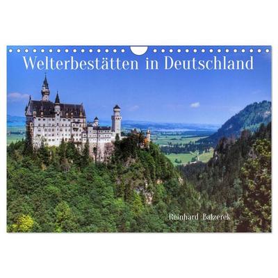Welterbestätten in Deutschland (Wandkalender 2027 DIN A4 quer), CALVENDO Monatskalender