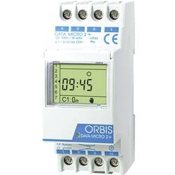 ORBIS Zeitschalttechnik DATA MICRO-2 + 230 V Hutschienen-Zeitschaltuhr digital 250 V/AC OB171912N