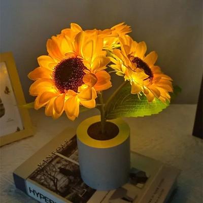 Uplift Essentials Eternal Sunflower Bouquet Rechargeable Lamp Eternal Sunflower Bouquet Rechargeable Lamp