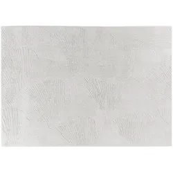 Rechteckiger elfenbeinfarbener Teppich mit Muster 160 x 230 cm SISSI