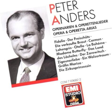 Peter Anders - Opernarien und Operettenlieder - Preis vom 16.10.2026 11:41:07 h