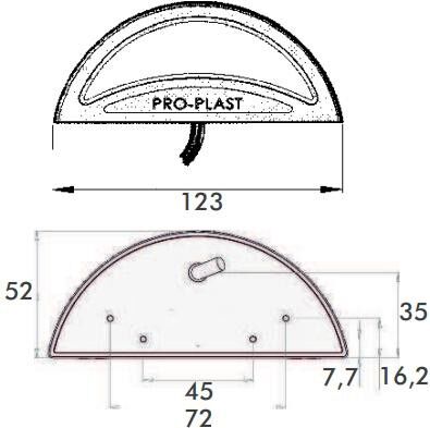 PROPLAST 40027504 Kennzeichenbeleuchtung
