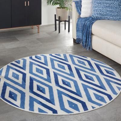 Nourison Whimsicle Modern Geometric Diamond Area Rug