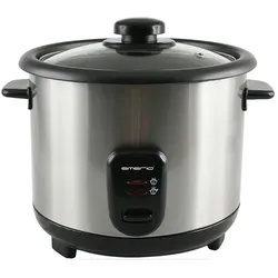 Emerio RCE-110118 Reiskocher 1,5 l 500 W Schwarz, Edelstahl