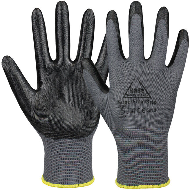 Hase Superflex Grip Gants de montage en polyester Taille 11 (508605-11)