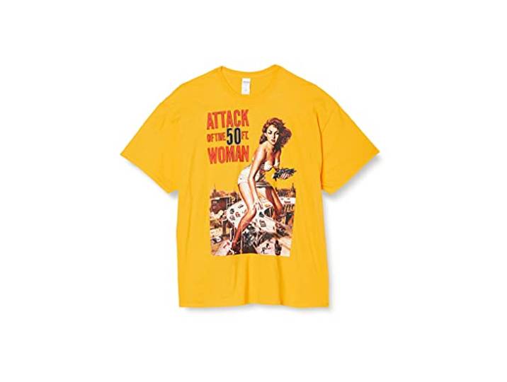Plastic Head T-shirt voor heren - goud - Small