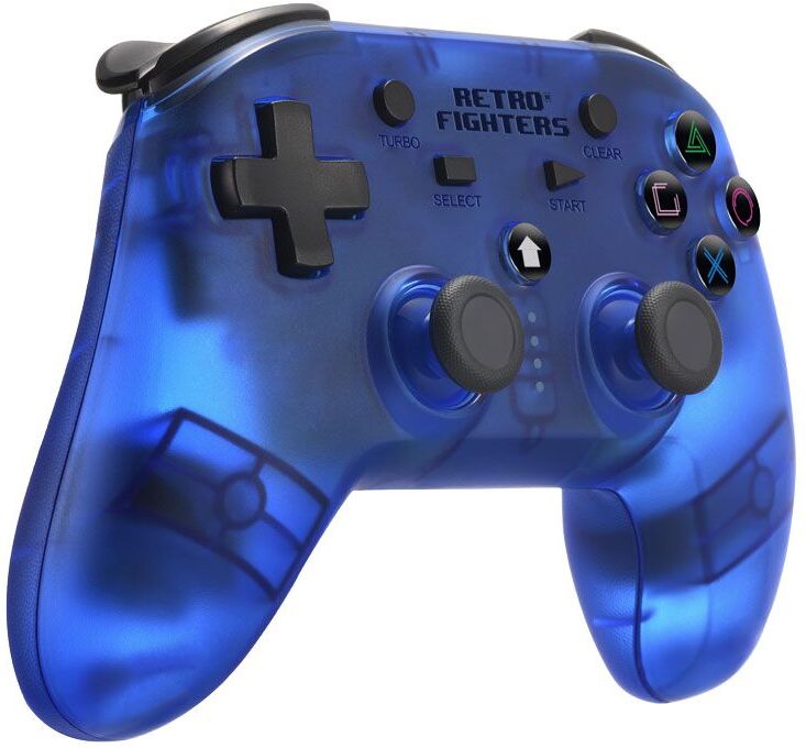 Retro Fighters Defender Langaton 2.4 Ghz PS1/2/3 Ohjain Sininen