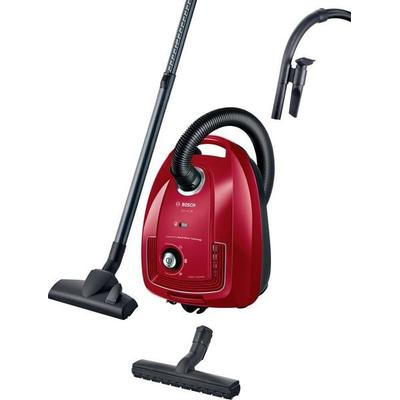 Bosch Staubsauger mit Beutel, Serie 4, rot Staubsauger mit Beutel