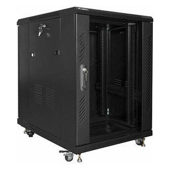 Lanberg Freistehendes Gestell 15U (15 HE, 19 Zoll Rack) (FF01-6815-12B)
