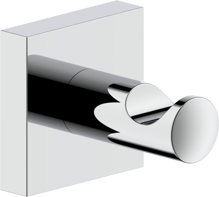 Bravat Quaruna Haken 753010 chrom, zum Kleben oder Schrauben