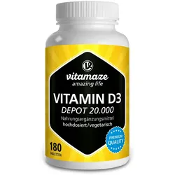 VITAMIN D3 20.000 I.E. Depot hochdosiert Tabletten 108 g