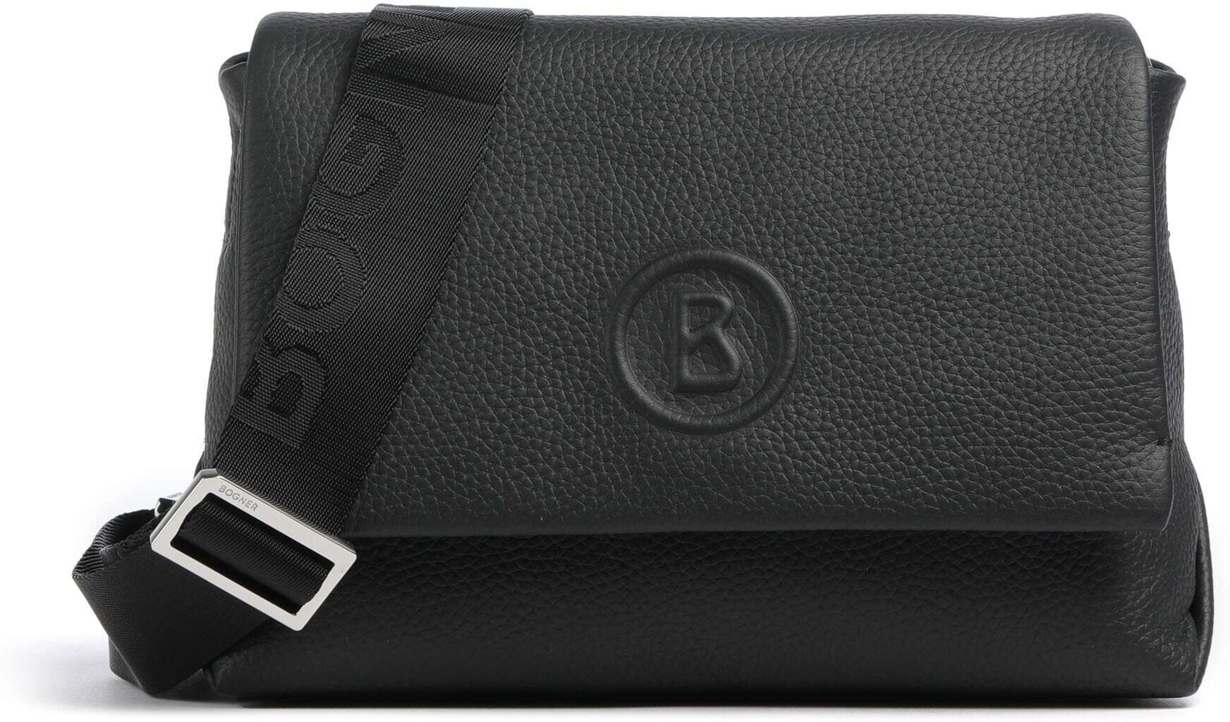 Bogner Bozen Florence Umhängetasche aus Leder, schwarz