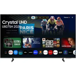 Samsung TU65U8075HUXXC (65", LED, 4K, 2026), TV, Schwarz