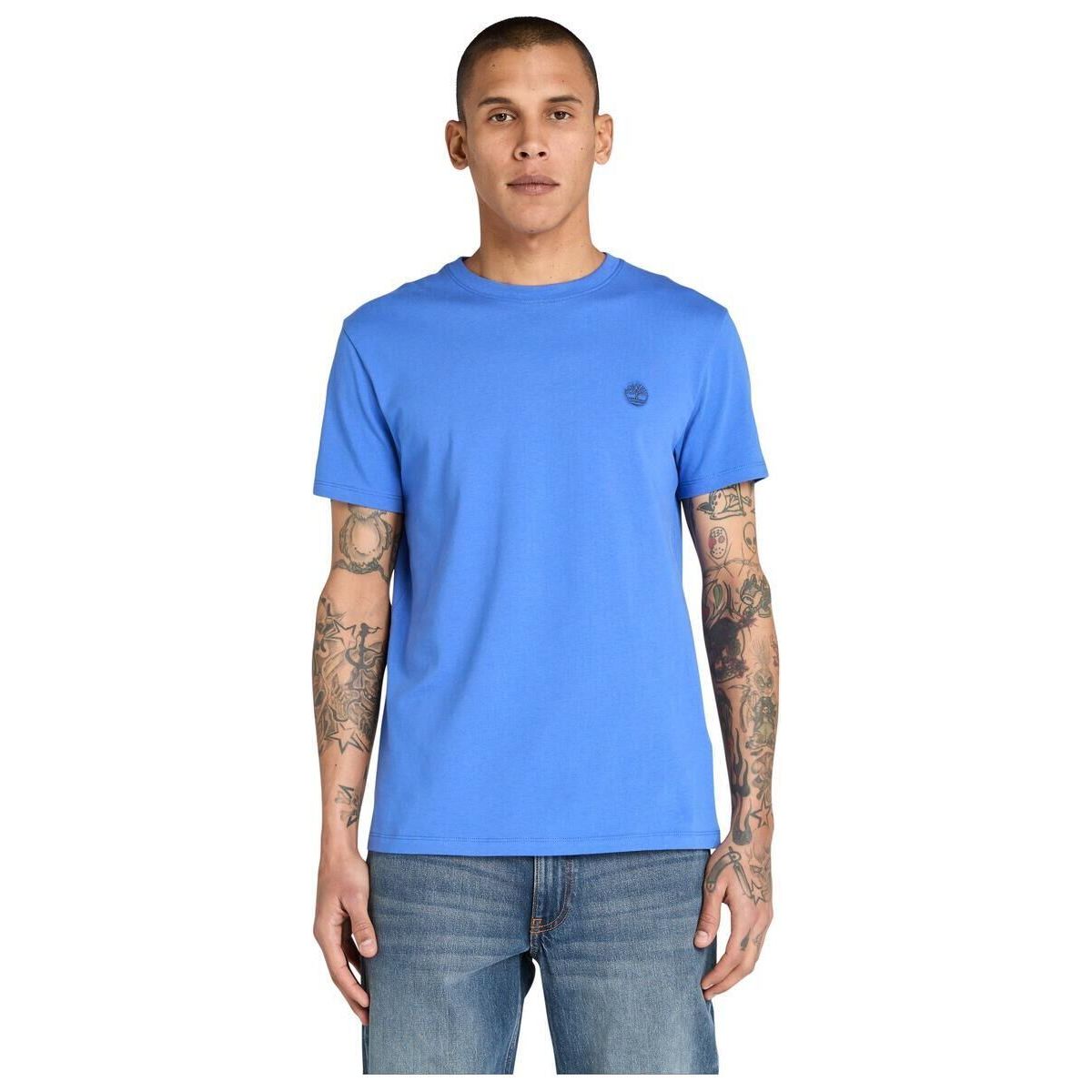 Timberland Mens Short Sleeve Tee amparo blue M TB0A2BPREYQ1-M
