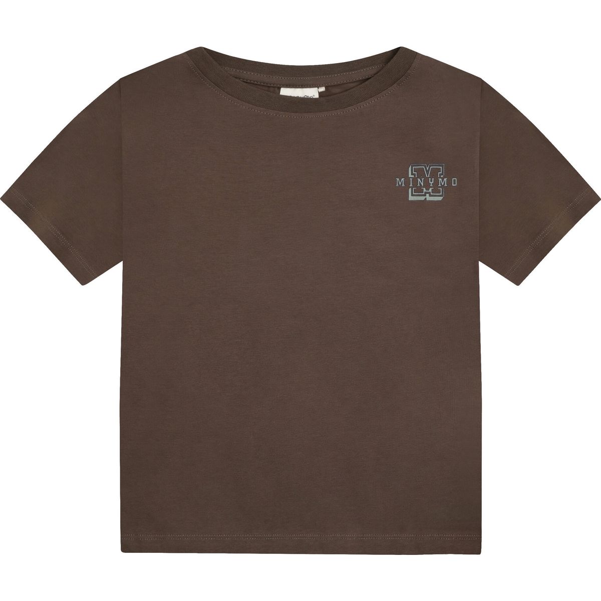 Minymo T-shirt SS chocolate chip (2502) 104 154400-2502-104