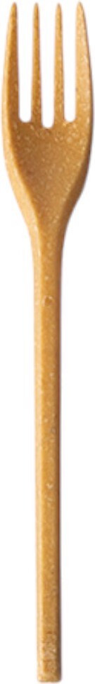 Papstar REUSE houten vezel vorken, lichtbruin, 18 cm, 50 stuks