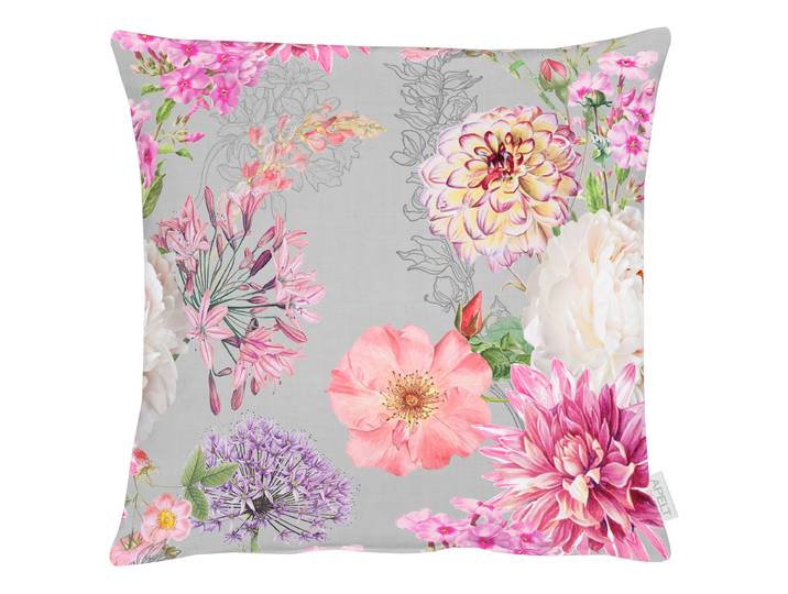 Coussin 6748 Gris/Gris 48 x 48cm Tissu mélangé