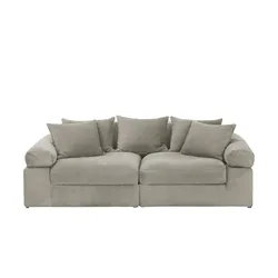 smart Big Sofa  Lionore , beige , Maße (cm): B: 242 H: 86 T: 121.0