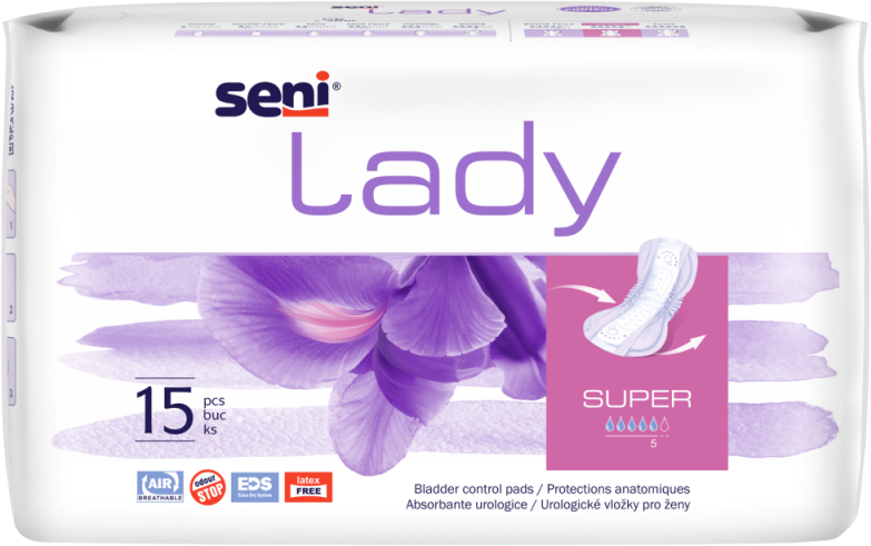 Seni Lady Super - 32 paquets de 15 protections