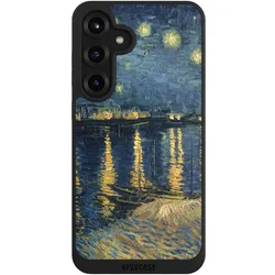 Nivocase Handyhülle für Samsung Galaxy S25+ Hülle NIVOpure Case Schwarz Kunst Malerei (Samsung Galaxy S25+), Smartphone Hülle, Schwarz