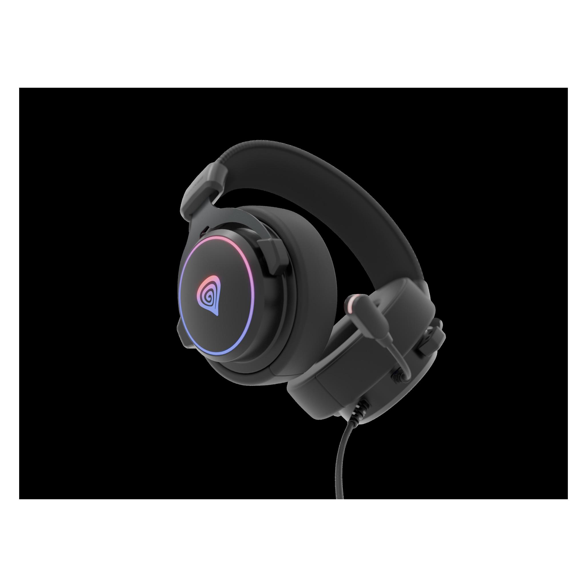 Genesis AURICULARES GAMING 7.1 USB NEON 764 RGB NEGRO (Kabelgebunden) (NSG-2169)