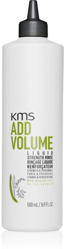 KMS Add Volume Liquid Strength Rinse cure cheveux pour cheveux en manque de densité 500 ml