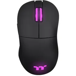 Thermaltake TT GMO Damyses RGB wireless bk GMO-DMS-HYOOBK-01 (Kabelgebunden, Kabellos), Maus, Schwarz