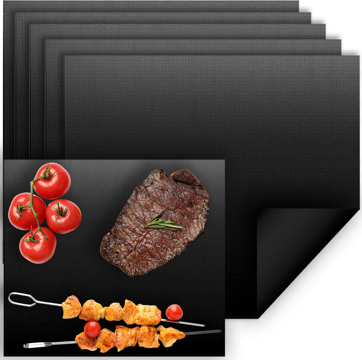 Martom Teflon grillmatten, 5 stuks