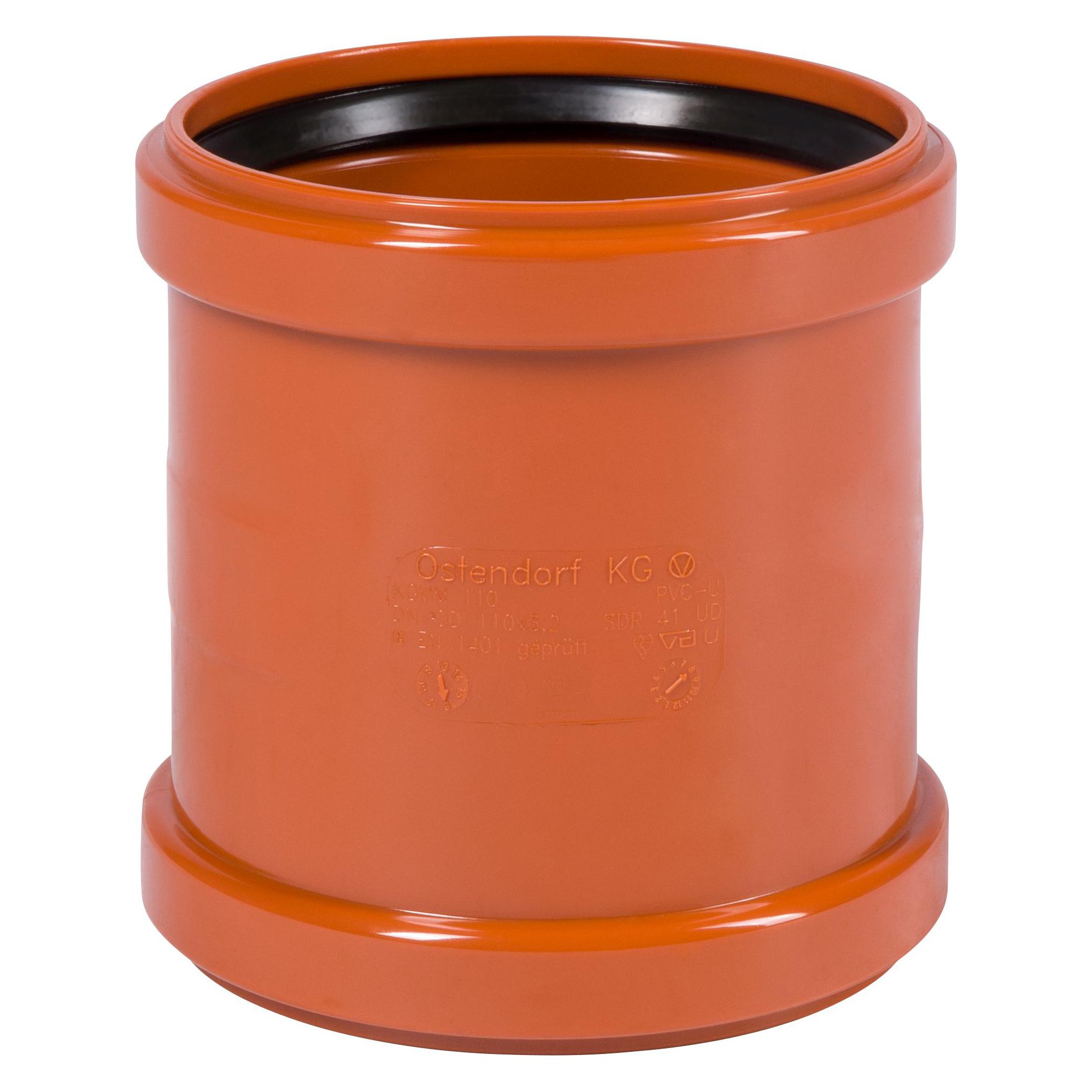 Csdk SL PVC kloak dobbeltstikmuffe Ø 110mm (Rohrverschraubung) (220510-03)