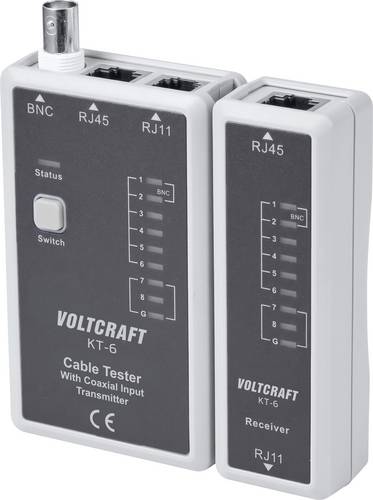 VOLTCRAFT Kabeltester VC-18799345 KT-6