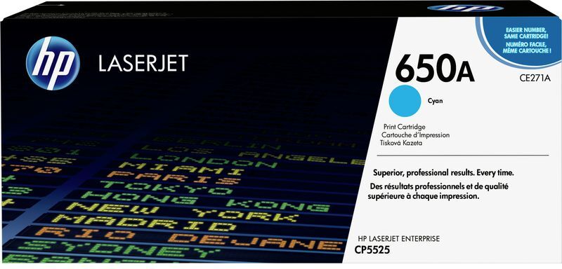 HP 650A (CE271A) - Cyan - Toner Cyan