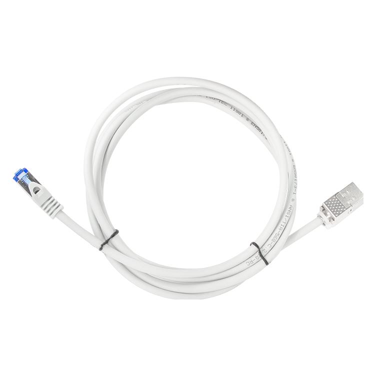 LogiLink Konsolidierungspunkt-Patchkabel, Kat.6A, 10 m S/FTP, hellgrau (RAL7035), Anschluss: RJ45 Stecker (S/FTP, CAT6a, 10 m) (CC5092S)