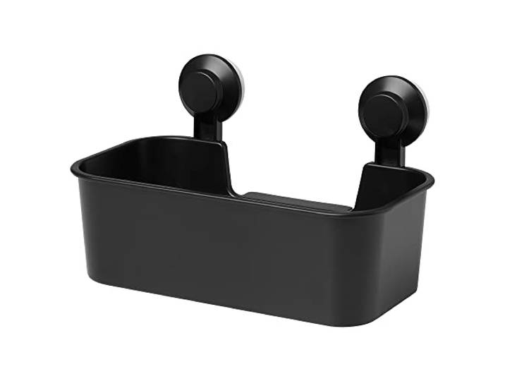 IKEA Panier avec ventouse Noir (TISKEN)