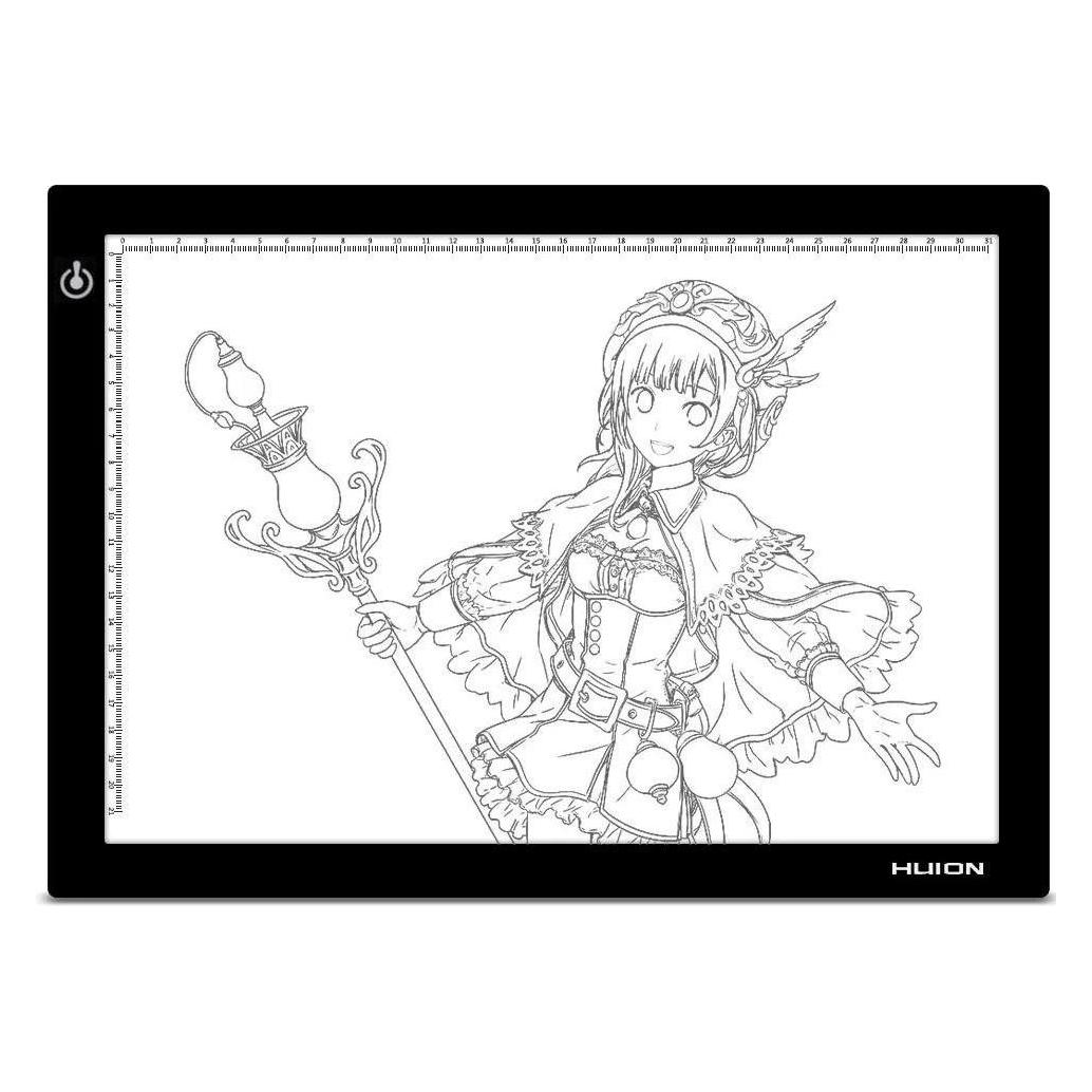 Huion L4S Grafiktablett Schwarz 310 x 210 mm USB (46595854)